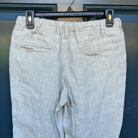Allen Allen Boho Linen Drawstring Pants NWT - Picture 6 of 8